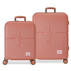 Image de Pepe Jeans Jane Jeu de valises, 48 x 70 x 28 cm, Rouge, 48x70x28 cms, Lot de valises