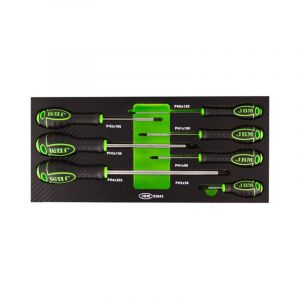 Ludi Jeu de 7 tournevis cruciformes avec demi-module pour servante