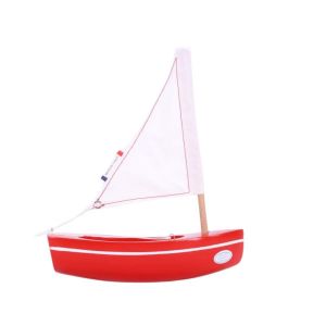 Le Bachi Rouge -Bateau en bois 17cm