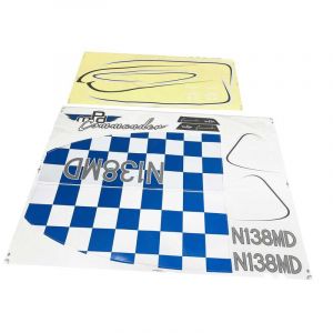 E-flite Feuille Decalques - Commander mPD 1.4m -