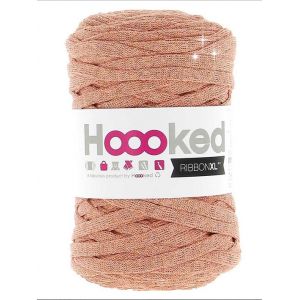 Image de Hoooked Fil Ribbon XL Lurex - rose gold