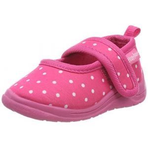 Playshoes Chausson à pois rose