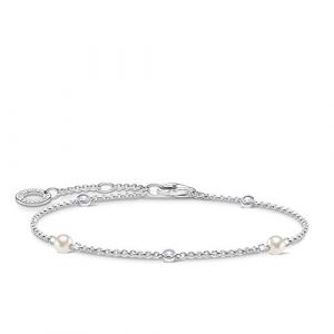 Thomas Sabo Bracelet Pierres blanches Argent sterling 925 Gris