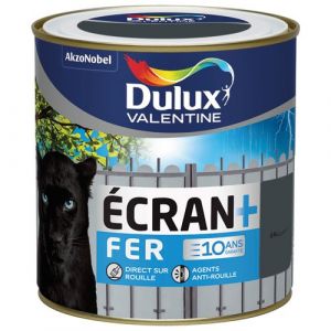 Dulux Valentine Peinture fer brillant écran+ 500 mL - anthracite