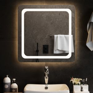 VidaXL Miroir de salle de bain à LED 60x60 cm - N/A