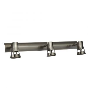 Applique murale avec 3 spots GU10 finition nickel
