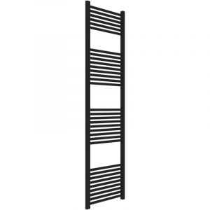 Kiamami Valentina Radiateur En Acier Noir Pour Salle De Bain 60X180