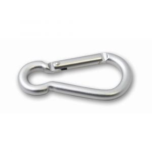 Chapuis Mousqueton porte-clés Aluminium D.6mm L.60mm gris