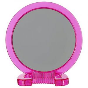 Image de Miroir Double Face "A poser" 22cm Rose Prix