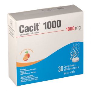 Warner Cacit 1000 mg s/s - 30 comprim&eacute;s effervescents