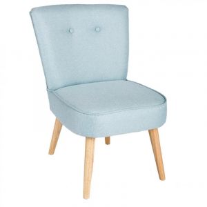 Image de Atmosphera Fauteuil Design "Tomaz" 76cm Bleu