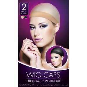 Image de Vulcan Cabaret Wigs 2 Filets sous Perruques Noir/Chair