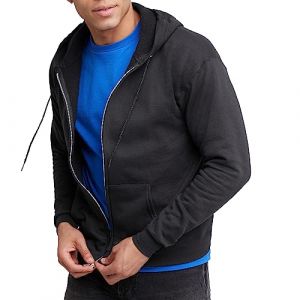 Hanes Sweat à Capuche pour, Noir, XXXL