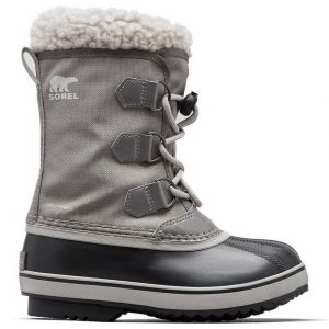 Sorel Bottes d'Hiver Unisexes pour Enfants, Yoot Pac Nylon, Gris