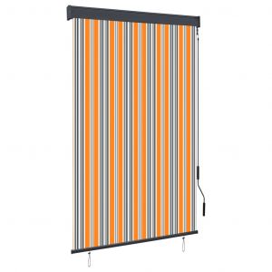 VidaXL Store roulant d'extérieur 120x250 cm Jaune et bleu