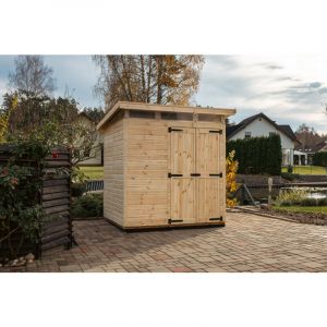 StrongBox L Naturel - Abri de jardin en bois naturel