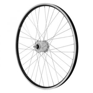Velox Roue avant VTT Er-10 - Moyeu dynamo Shimano 6V 2.4W - Double paroi - Jante 19c - Noir