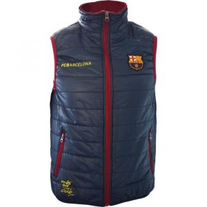 4 - Doudoune Sans Manche Barça - Collection Officielle Fc Barcelone
