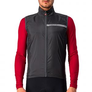 Castelli Squadra Stretch Vest - Gilet de cyclisme taille XL, noir/rouge