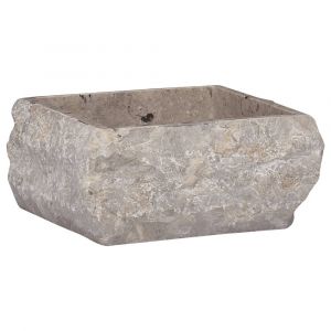 Lavabo vasque carré 30x30x13 cm marbre gris 02_0002820