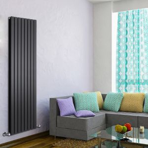 Hudson Reed TDRBSP25 - Radiateur design vertical Delta 178 cm x 56 cm x 10 cm