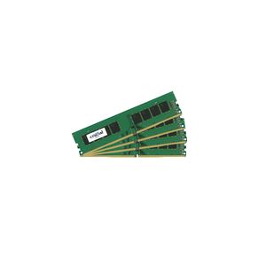 Crucial CT4K16G4DFD824A - Barrette mémoire DDR4 64 Go (4 x 16 Go) 2400 MHz CL17 DR X8