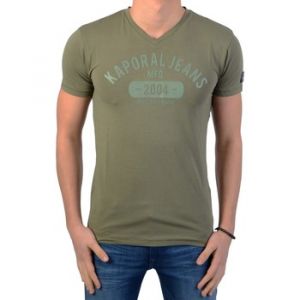 Kaporal Tee Shirt Garçon Rudy Army - Couleur Vert - Taille 12 Ans