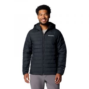 Columbia Powder Lite Hooded Jacket, Doudoune À Capuche Homme, Black, Taille XXL