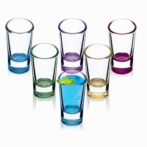 KADAX Vodka Shot Glasses Ensemble de verres 6 pièces 28 ml