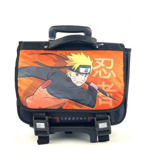 Naruto Cartable Cartable 2 soufflets à roulettes 05013