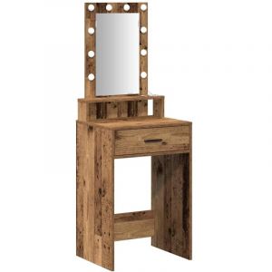 VidaXL Table de Toilette Marron 50 x 41 x 140 cm Bois d'ing&eacute;nierie