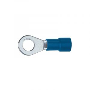 Klauke Cosse à sertir bleue isolée à œillet 9mm lot de 100