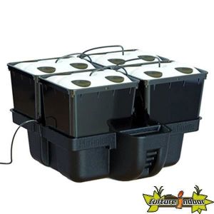 Culture Indoor Platinium - AeroPro - 4 pots bato 16 plantes - 60 x 60 x 38.5 cm - Système aéroponique