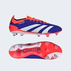 Adidas Predator Elite Fg Advancement - Bleu/blanc/rouge - Herbe Naturelle (Fg), pointure 38 - ['Bleu'] - Taille 38
