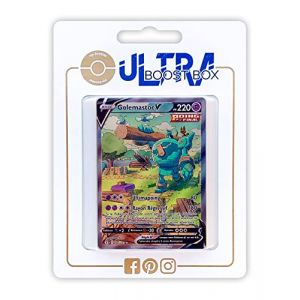Golemastoc V 182/192 Full Art Poing Final Alternative - Ultraboost X Epée et Bouclier 7 Évolution Céleste - Coffret de 10 Cartes Pokémon Françaises