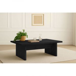 Image de Bobochic Table basse 120 cm loana effet bois Noir
