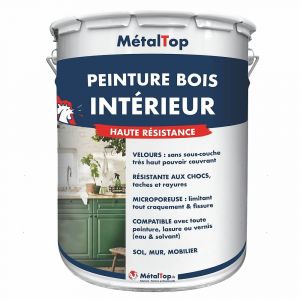 Peinture Bois Interieur - Bleu pigeon - RAL 5014 - Pot 5L