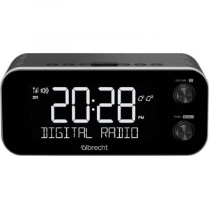 Albrecht DR 455 Radio-r&eacute;veil DAB+, FM fonction r&eacute;veil noir S512953