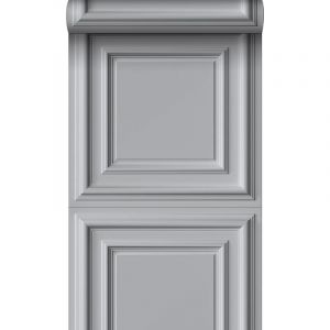 Origin Wallcoverings - Pp intiss&eacute; &eacute;co texture paneles de pared - 50 cm x 9 m de gris