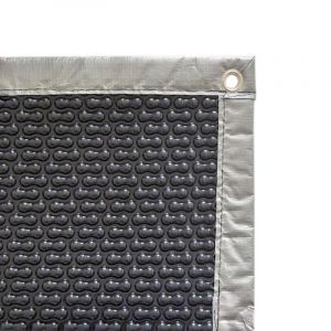 B&acirc;che &agrave; Bulles Piscine 4 Saisons 5x3 m EnergyGuard 500 microns - Bord&eacute;e 4 c&ocirc;t&eacute;s + Oeillets Pos&eacute;s + B&acirc;chette Protection