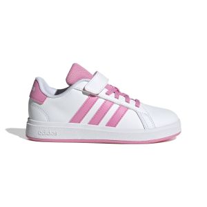 Adidas Chaussures Grand Court 2.0 blanc rose brillant enfant - 31.5