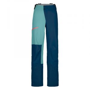 Ortovox 3L Ortler Pants - Pantalon impermable femme Petrol Blue L
