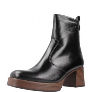 Dorking Boots FEMME en cuir noires et à zip