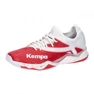 Kettler Femme Wing Lite 2.0 Women Handball, Chaussures de Sport, Blanc/Rouge, 39.5 EU