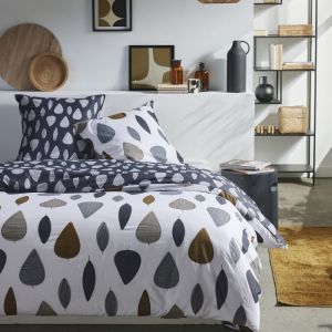 Today Parure de lit zipp&eacute;e imprim&eacute; Graphique coton 240x220 cm
