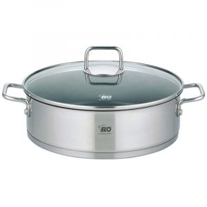 Elo Sautoir 28 cm en acier inoxydable 18/10 antiadhésif Citrin