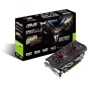 Image de Asus STRIX-GTX960-DC2OC-2GD5 - Carte graphique GeForce GTX 960 Strix 2 Go GDDR5 PCI-E 3.0