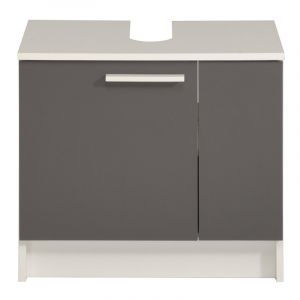 Parisot Meuble ss lavabo versus 59x54x38 gris blanc