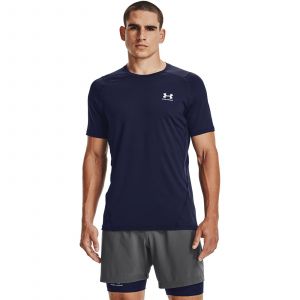 Under Armour Hg Fitted Ss Tee Navy