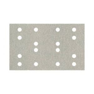 Metabo Feuilles abrasives auto agrippantes 80 x 133 mm, P 80, 16 trous, &agrave; fixation auto agrippante (SRA) 635199000